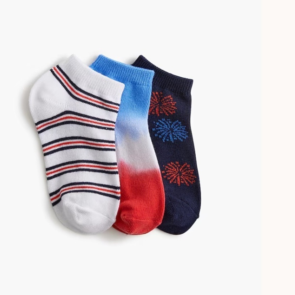 J crew Boys' firework socks set